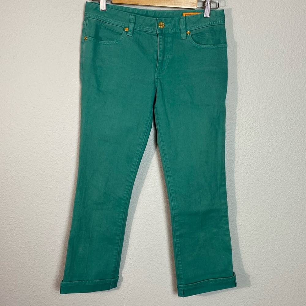 Tory Burch Boyfriend Cropped Jeans